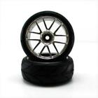 02020c Redcat Racing Chrome Wheels And Tires For All Vehicles