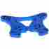 050022b Redcat Racing Aluminum F-r Shock Tower Blue For All Vehicles