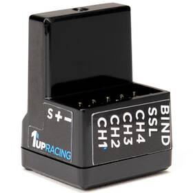 1up10105 1upracing 4-channel Sanwa Fh4 Antenna-free 2.4ghz Receiver