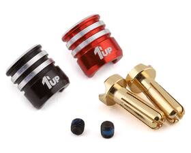 1up190435 1upracing Heatsink 4mm Bullet With Grips