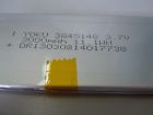 3845149 3.7v Lipo 11.1wh 3000mah Yoku Lithium Battery Polymer