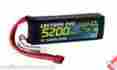 3s520050d 5200mah Lectron Pro 11.1v 50c Lipo Battery Deans-type Connector Mib