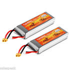 Xt60 5500mah Floureon 2x 11.1v 3s 35c Lipo Battery Pack For Rc Helicopter Car Truck