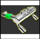 Rdl61940p 61515p Rd Logics Twin Exhaust Pipe Polished Jato