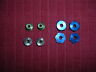 1747g 7154x Traxxas Hex Wheel Hubs Locks Blue Green Lot