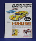 8940 Cox Original 1960s Ford Gt 1 20 Gas Race Car Color Dealer Sheet Catalog
