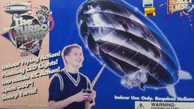 03020 Acme The Turbo Blimp Radio Control Spins 360 Degrees/indoor Use Only