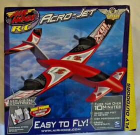 Air Hogs 778988440537 Arco Jet Turbo 10x Red Ez2 Fly R/c Control Plane 2006 Nib
