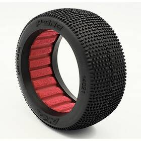 Aka 132620122144 14021vr 1/8 Buggy P-one Super Soft Tires 2 With Red Foam Inserts