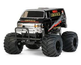 Tam5854660a Amain Distributing Tamiya Lunch Box Inch Black Edition 2wd Electric Monster Truck Kit