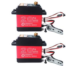 Ds3218 Annimos 427832790383 Pack Of 2 Digital Rc Servo Motor 20kg High Torque Full Metal Gear Wate