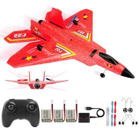 Antsir 221323840768 Remote Control Plane F-22 Raptor 2.4ghz Durable Foam Rc Airplane With Smart