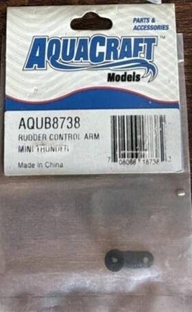 Aqub8738 Aquacraft Mini Thunder Rudder Control Arm New Nos Rc Boat Part