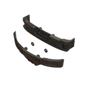 Ara320461 Arrma Bumper Set Black Chrome Elec Car/truck Replacement Parts