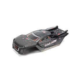 Ara406161 Arrma 1/8 Painted Decaled Trimmed Body Black Talion 6s Blx