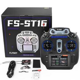 Authticar Authticar7fa1rgsx0-11 Flysky Fs-st16 Pro Radio Transmitter And Fs-sr8 8ch Receiver Combo 3.5 Inch Ips Sc