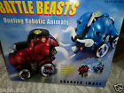 Battle Beast Dueling Laser Robotic Animals Duel Comand Remotes Sharper Image Nib 780352351677
