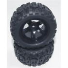 16046k Black Rims Racing Wheels Complete Redcat