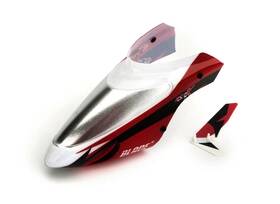 Blh3218r Blade Complete Red Canopy With Vert Fin Msrx
