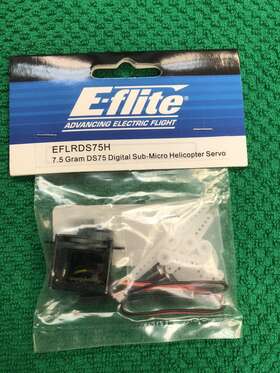 Eflrds75h Blade E-flite 7.5 Gram Sub-micro Servo Helicopter Radio Controlled - New