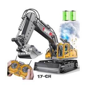 555-23 Blueyak 17ch Remote Control Excavator Construction Toy For Boys - 2400mah R... Fast Ship