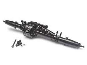 Br247040bk Boom Racing Complete Assembled Aluminum Ar60 Rear Axle Yeti Bomber Score Black For Axial