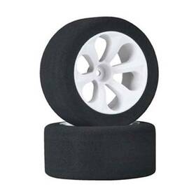 Jac2050 Bsr / Jaco 12mm Hex Prism Foam Tires Pink Traxxas Rear 0.6 Inch Offset 25 Shor