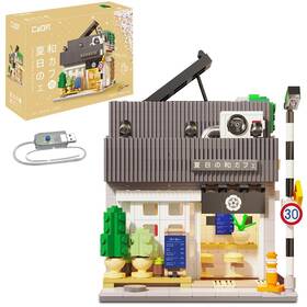 Cada 250425 Master C66007w Summer Breeze Coffee Shop Construction Building Set Moc J