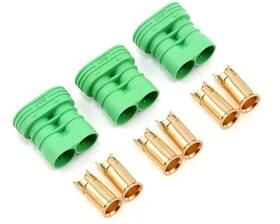 Cse011-0069-00 Castle Creations Polarized Bullet Conn Female 6.5mm Set