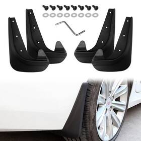 Ccnu Ccnu-dl-dnba01 4pcs Car Mud Flaps Splash Guards Front Rear Mudguards Fender Wheel T