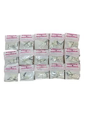 12202 Circus Hobbies Inc. Lot Of 15 Vintage Im Products / Nylon Rudder Horns 1/25 Scale Nos