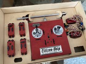 Ctd-716 Citizen-ship Vintage 70s Radio Corp R/c Dv6-72 Type Aer Velvet Touch Series