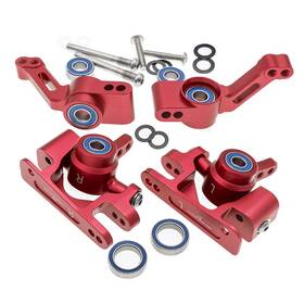 Cdr6832-6837-1952r Coda Racing Rc Alloy Caster Block&steering Blocks&rear Stub Axle Carriers For Traxxas 1/1