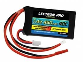 2s450-40j Common Sense Rc Lectron Pro 7.4v 450mah 40c Lipo Battery With Jst Ph 2.0 Connector For Axial