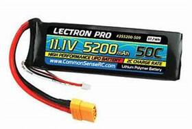3s5200-509 Common Sense Rc Lectron Pro 11.1v 5200mah 50c Xt90