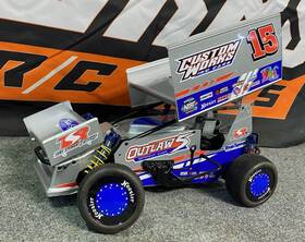 Custom Works R/c 843376091308 9130 Clear Eldora Sprint Body Kit