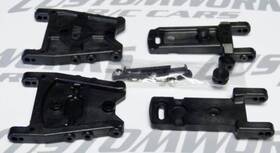 Custom Works R/c Cw3242 Adjustable Toe Rear Suspension A-arm Short