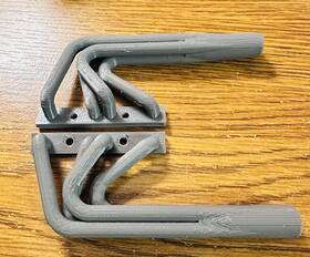 Cw9026 Custom Works R/c Rc Sprint Car Headers 1/10 Scale Racing