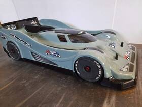 Del-8512 Delta Plastik Usa Del1089/2 Dome 1/7 Scale Clear Rc Car Body - 8512 Arrma Limitless I