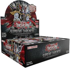 Koi86680 Digital Entertainment Yugioh Supreme Darkness Trading Card Game 1st Edition Booster Box - 24 Packs