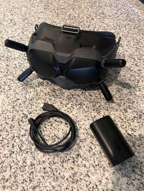 Fgdb28 Dji Fpv Goggles V2 Black 9-v 1800mah Unit Only