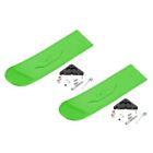 Dub825-lg Dubro Snowbird Snow Skis Main Lime Green 011859500030