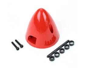 Dub286 Dubro Du-bro 4 Pin 2 Blade Spinner Red 2-1/2 Inch