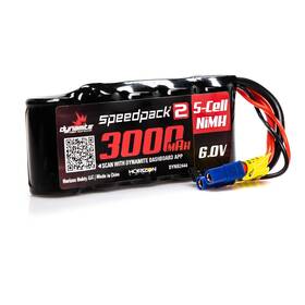Dynb2444 Dynamite Rc Speedpack2 6v 3000mah 5 Cell Nimh Flat Rx Pk