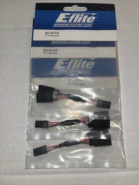 Eflryh3 E-flite Lot Of 3 Inch Y-harness