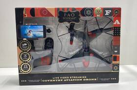 1006944 Fao Schwarz Live Video Streaming Drone Coventry Aviation Black Red 2.4ghz