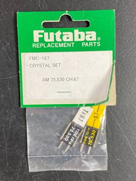 Fmc-167 Futaba Vintage Crystal Set 75.530 Am Ch.67 New Old Stock