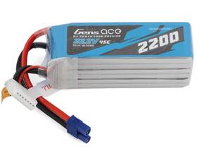 Gea22006s45e3 Gens Ace New 2200mah 22.2v 45c 6s1p Lipo Battery Pack With Ec3 Freeship