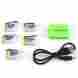 H8mini-003 Unbranded 5pcs Jjrc H8 Mini Lipo Battery With X5 Charger 3.7v 150mah Rc Parts