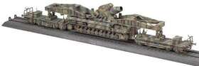 Hasegawa 967834312579 60cm Morser Karl 040 Prod With Railway Carrier Model Kit. Huge Saving